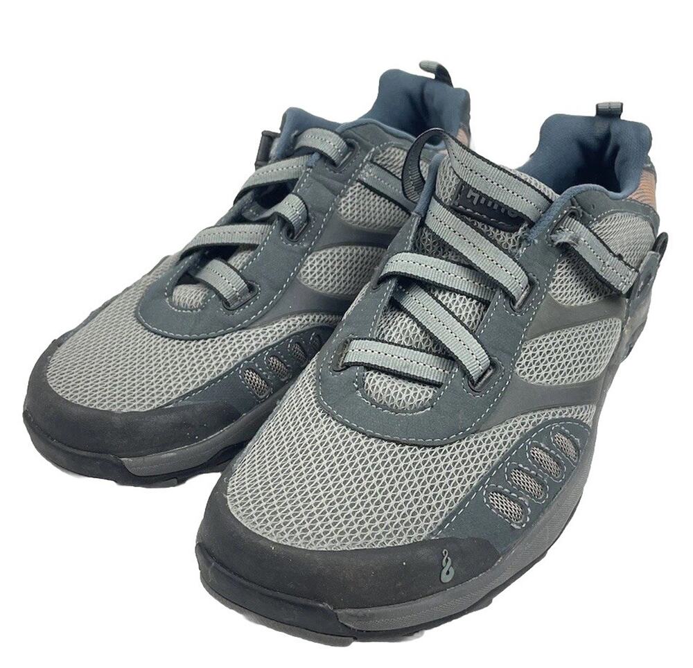 Ahnu Strap System 1102GRA01 Waterproof Hiking Shoes Gray Womens 8 *broken Strap*